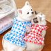Prinzessin Stil Kleidung mit Leine Befestigung Geschirr Katze Kleid Teddy Haustier Corgi Hund liefert_voghion.com
