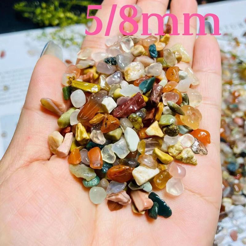 Nanjing Yuhua Natural Fish Tank Landscaping Stone Hydroponic Flower Pot Decoration Pebble Colorful Small Stones_voghion.com