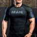 Fitness Compression Sweat-Absorbing Quick-Dry Running Training Clothes Round Neck Tight-Fitting Shirt Short-Sleeve_voghion.com