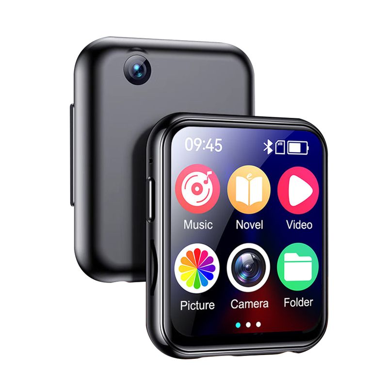 MP3 Music Player With Bluetooth 5.4 HiFi MP4 Walkman Full Touch Screen Built-in Speaker Recorder Camera Video Player FM/E-book_voghion.com