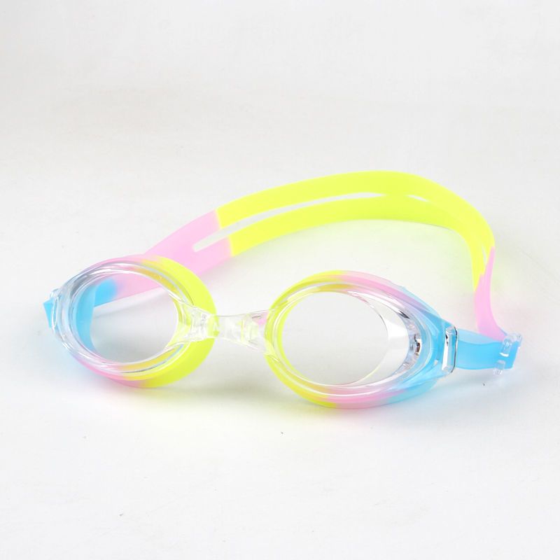 Occhiali da nuoto antiappannamento ad alta definizione, occhiali da nuoto piatti e leggeri per adulti, da uomo e da donna, con montatura piccola e riduzione della resistenza aerodinamica._voghion.com