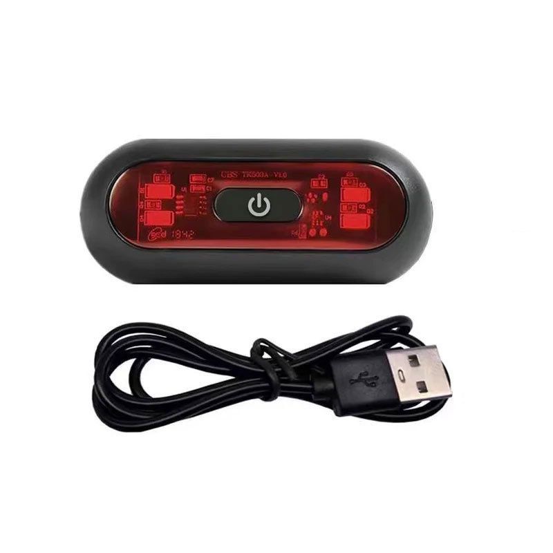 LED Motorradhelm Licht Reithelm Sicherheit konstantes Blinklicht Warnlicht Elektrofahrzeug Nacht Fahrrad_voghion.com