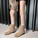 Damen Stiefeletten mit Blockabsatz und dicker Sohle, Herbst/Winter 2025, Neuankömmling_voghion.com