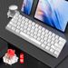 2025 H61K Mechanical Keyboard Green Black Tea Black Axis Mixed Light Laptop Wired Game Keypad Simple_voghion.com