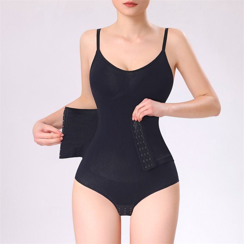 VoleFox Shapewear Bodysuit With Hook Closure Tummy Control Butt Lift Back Support Slimming Yoga Belt For Women Plus Size_voghion.com