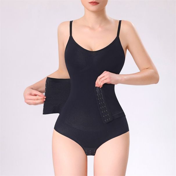 VoleFox Shapewear Bodysuit With Hook Closure Tummy Control Butt Lift Back Support Slimming Yoga Belt For Women Plus Size_voghion.com