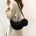 Casual Corduroy Womens Hobos Shoulder Bags Simple Solid Color Ladies Crossbody Bag Versatile Commuter Female purse_voghion.com