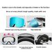 Lunettes de ski antibuée à double couche magnétiques et à cylindre rabattable avec protection UV et clips pour lunettes de vue_voghion.com
