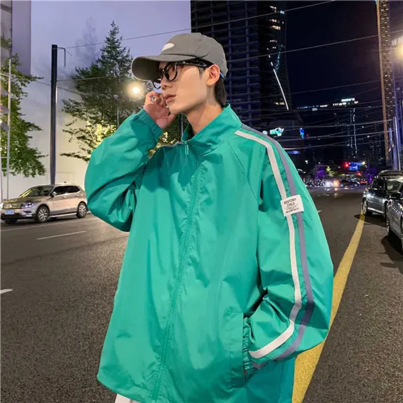 Jacken Sonnenbeständiger leichter Bomber-Trenchcoat Herren-Sommer-dünne Freizeitkleidung 2022 Neue winddichte Varsity-Jacke_voghion.com