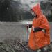 Outdoor Portable Aluminum Foil Camping Hiking Thermal Raincoat Wilderness Survival Emergency Anti-Hypothermia Poncho_voghion.com