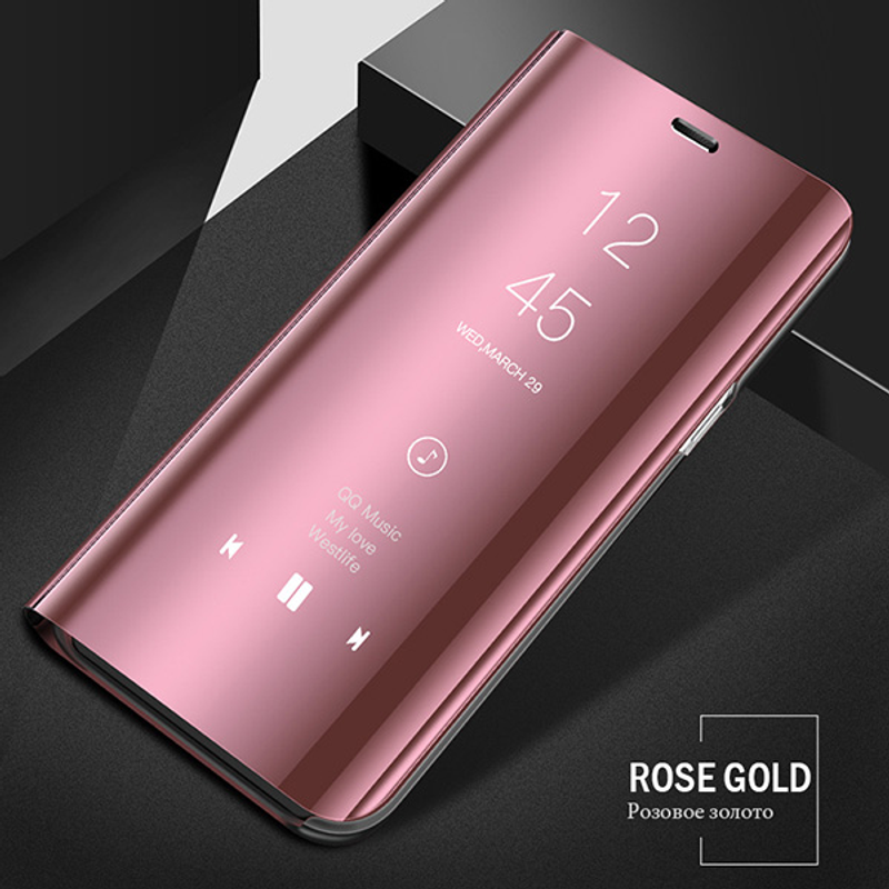 Caso di vibrazione dello specchio intelligente di modo per Xiaomi Redmi Nota 11 10 9 9s 11 Poco X3 8 8T 10s 11T Pro Max 9A 9C Mi 9T 10T Lite Cas_voghion.com