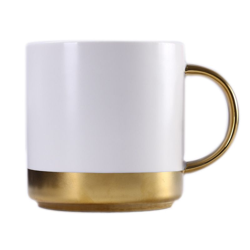 Tasse en céramique noire Ins Nordic, cadeau de mariage, tasse de bureau, petite tasse cadeau_voghion.com