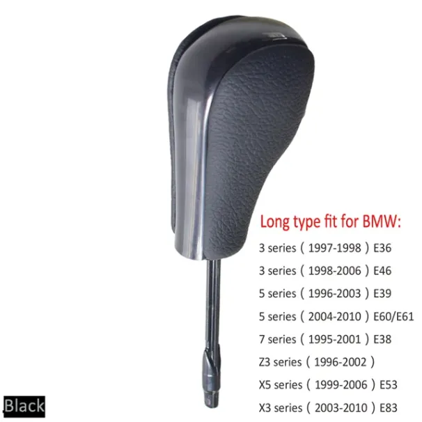 Κοντό μακρύ ραβδί αυτόματο λαβή αλλαγής ταχυτήτων αυτοκινήτου για E39 E46 E53 E60 E61 E63 E64 E83 E81 E82 E87 E90 E91 E92 E93_voghion.com