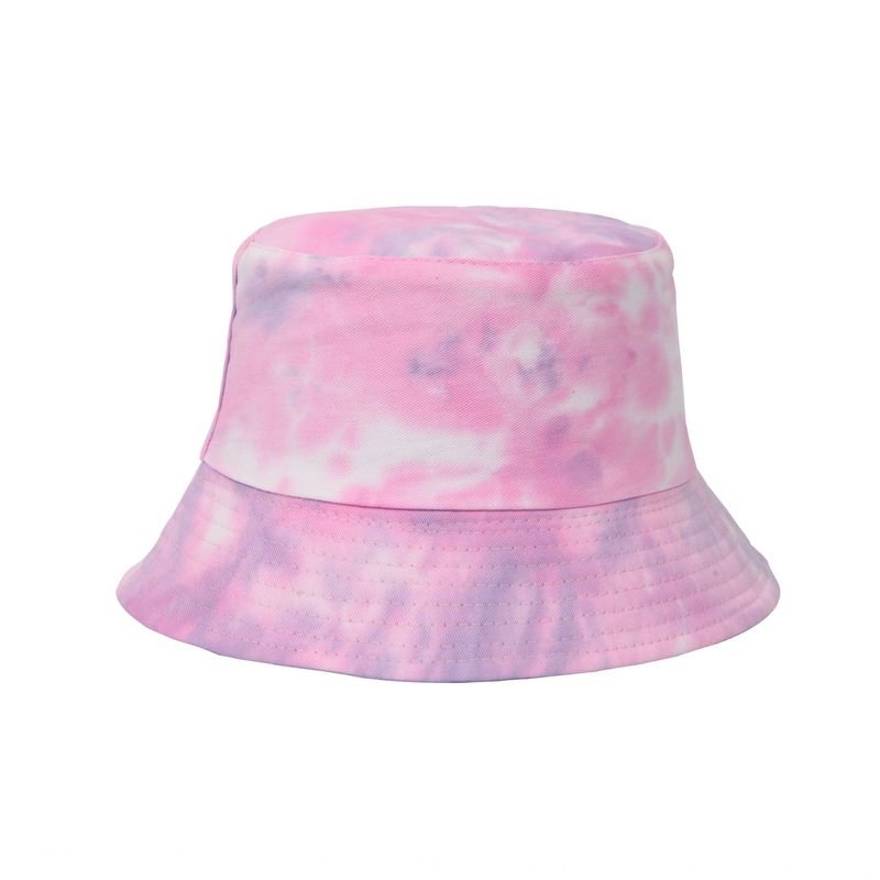 New Colored Tie Dyed Fisherman's for Men and Women Double sided Outdoor Two Wear Sunshade Leisure Bowl Hat  Bucket hat_voghion.com
