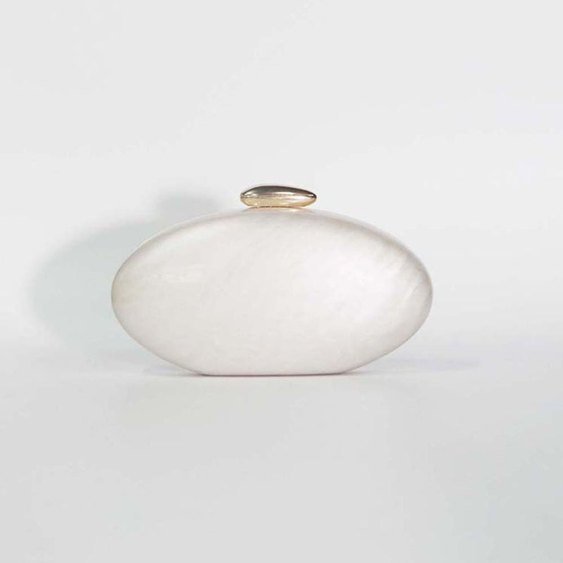 Women's Handbag Shoulder Diagonal Bag Special-shaped Shell Acrylic Bag Fashion Wedding Dinner Clutch Bag_voghion.com