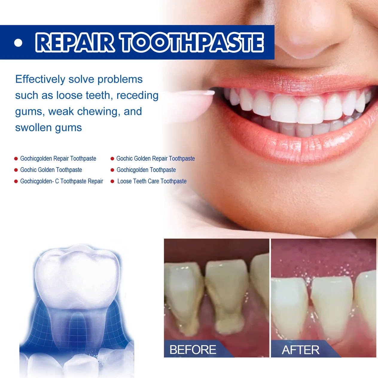 EELHOE dentifrice Oral frais blanchissant les dents nettoyage des dents taches tartre dents jaunes soins bucco-dentaires dentifrice dents solides_voghion.com