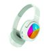 AI Intelligent Noise Reduction New Luminous RGB Gaming Headset 2962 Foldable Card Slot Wireless Over-Ear Bluetooth Headphones_voghion.com