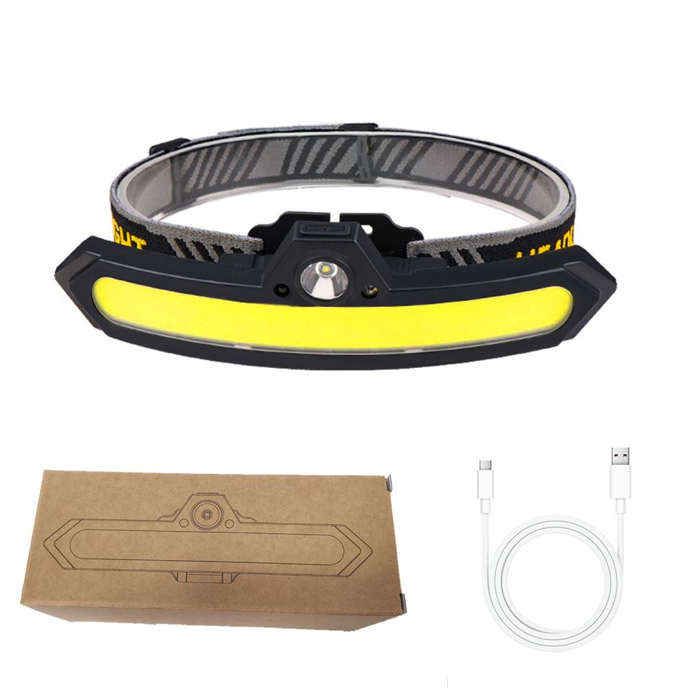 Neu Typ-c lade XPE + COB flutlicht sensor scheinwerfer LED outdoor multi-funktion rot scheinwerfer_voghion.com