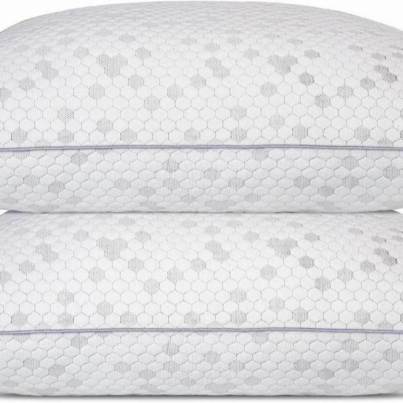 chopped Memory Foam Washable Pillow Pack Of 2_voghion.com