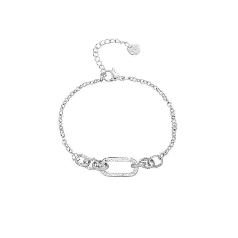 Bracciale concavo intarsiato in acciaio al titanio da donna, gioiello da mano, in acciaio inossidabile, resistente alla dissolvenza, con texture multicolore abbinata._voghion.com