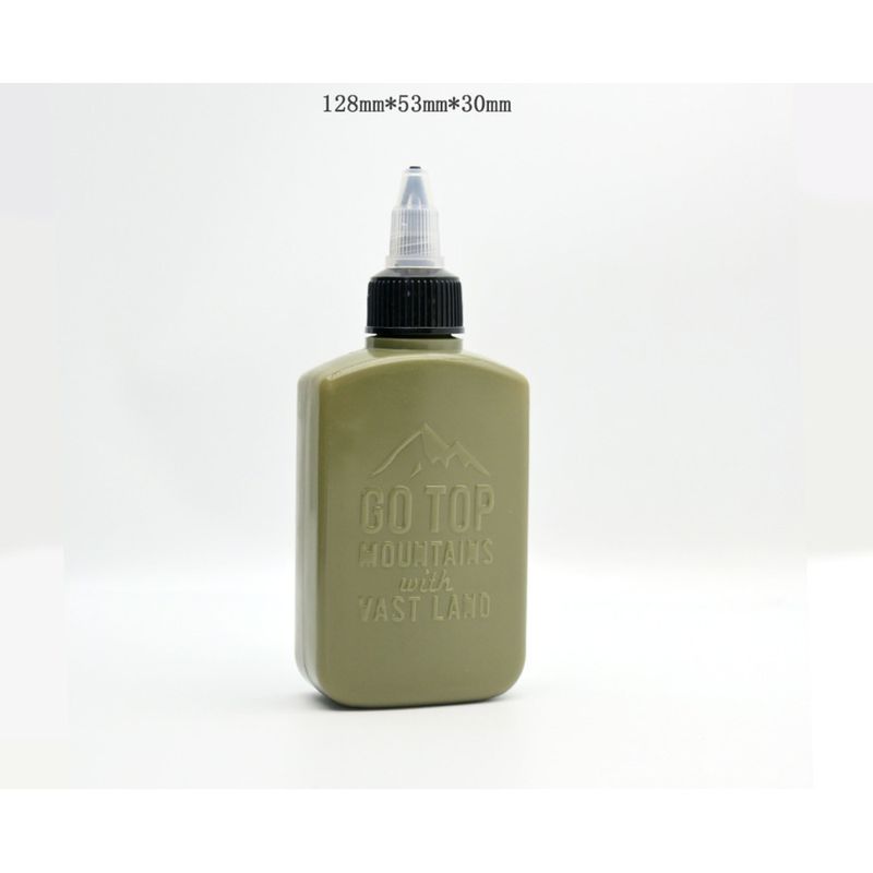 Draagbare oliedispenser van 100 ml - Lekvrije kampeerfles voor kookolie en sauzen | Compacte reiskeukenset met trechter (2-pack, BPA-vrij)_voghion.com