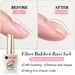 UR SUGAR 2-in-1 Fiber Repair Rubber Base Gel - Multi-Functional Structure Reinforcement & Nail Strengthening UV Gel_voghion.com