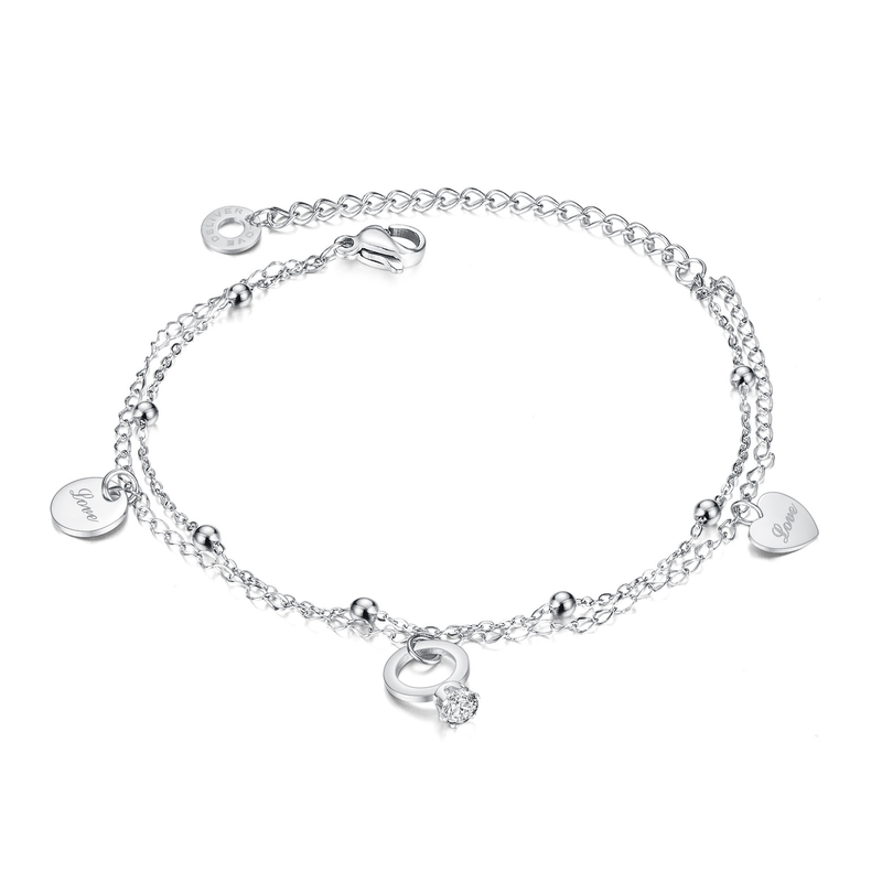 Stack Wear Temperament Hochwertiges Sense Zirkon Titan Stahl Armband_voghion.com