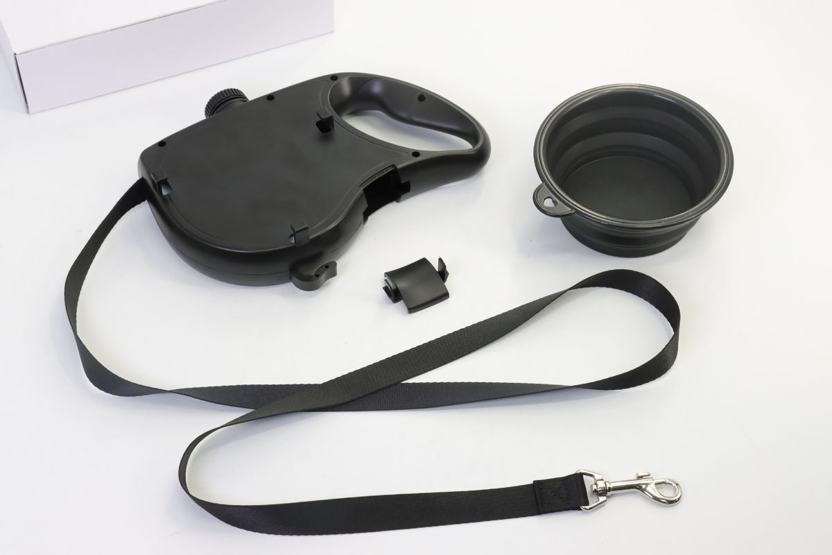 3-in-1-Hundeleine mit Wasserflasche, Müllsackleine, Haustierbedarf_voghion.com