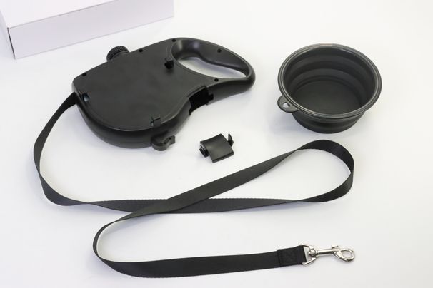 3-in-1-Hundeleine mit Wasserflasche, Müllsackleine, Haustierbedarf_voghion.com