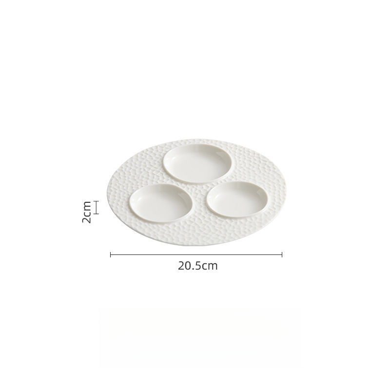 Dehua Keramik Dim Sum Kreative Spezialität Hotel Restaurant Vorspeise Kalte Platte Kleine Gericht Molekulare Küche Geschirr_voghion.com