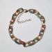 Titanium Steel Colorful Oil Drip Cuban For Women, Unique Design, Light , High-end Feel, Couple Bracelet Jewelry_voghion.com