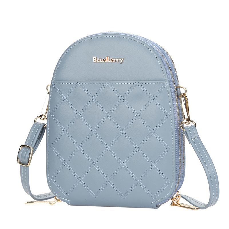 Baellerry Damen Messenger Bag Große Kapazität Doppel-Reißverschluss Bestickte Damentasche Modische Neue Handytasche Damen_voghion.com