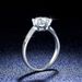 Tancise Classic Moissanite Bague en argent pour femme Bijoux Promesse de mariage Cadeau de fête_voghion.com