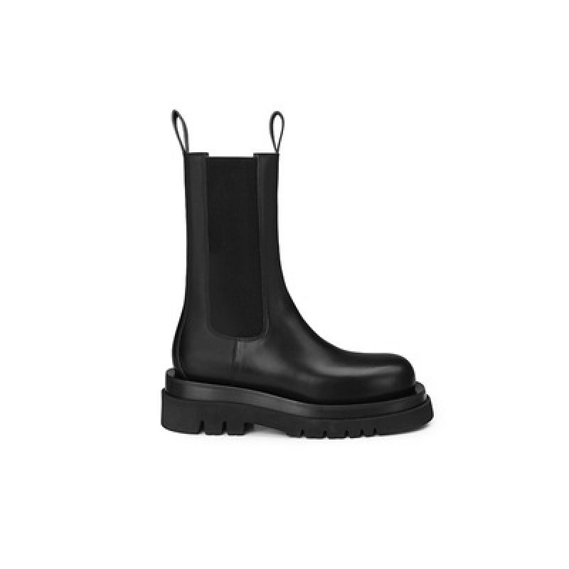 2024 winter spring  new style British style thick-soled chimney boots for women genuine leather stretchy and versatile fashionable Martin boots_voghion.com