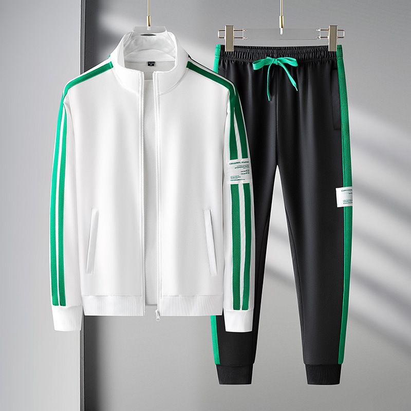 Herenkleding Nieuwe herfst- en winterkleding Casual sportpak Tweedelige herentrui Broek Tienervest Modepak_voghion.com