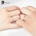 Vendite calde Moda Coppia Anelli Set Argento Colore Semplice Apertura Regolabile Anello da dito Gioielli leggeri Per Donne Uomini Regalo di anniversario_voghion.com