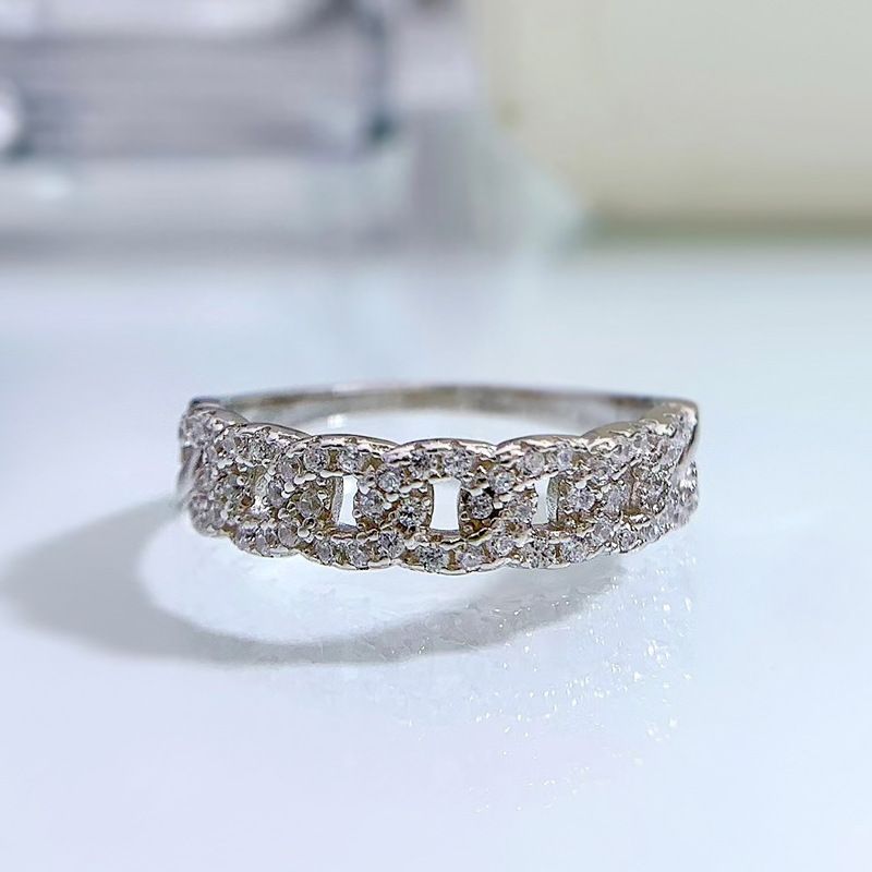 Luoxi Temple Jewelry Nuovo anello in argento puro stile cubano INS_voghion.com
