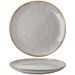 High Value Water Pattern Flat Plate 8 Inch Ceramic Steak Plate Restaurant Retro Irregular Plate_voghion.com