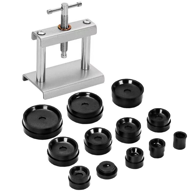 Horloge Reparatie Gereedschap Eenvoudige IJzeren Ondersteuning Tafel Gland Mechanische Kwarts Horloge Gland Machine Achterklep Batterij Vervanging Gereedschap_voghion.com