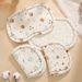 Cuscino per neonati, piatto, anti-sputo, cuscino per neonati, protezione per la testa, sciarpa, biancheria da letto per neonati, traspirante_voghion.com