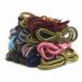 1 Pair 4mm Two-color Striped Round Color Polyester Shoelaces For Work Shoes artin Leather Boots Shoe Laces_voghion.com