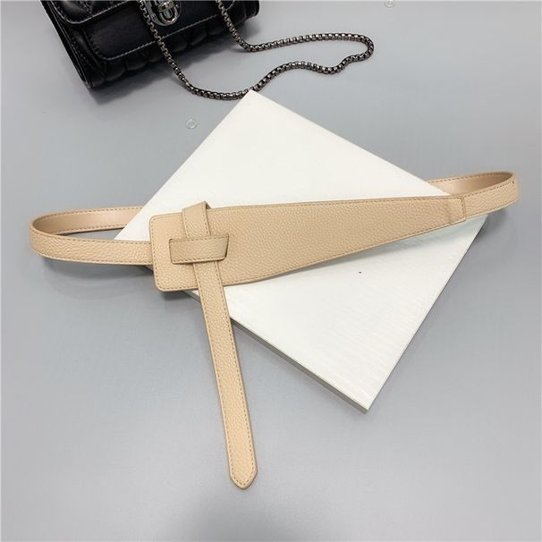 2020 Nuova cintura annodata in lana per cappotto, accessori per stringere la vita, moda versatile, ampia cintura, stile unico e alla moda._voghion.com