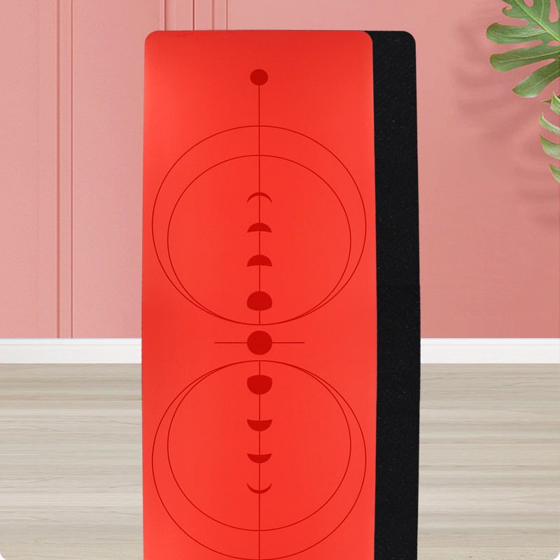 5mm Moon God Natural Rubber PU Yoga Fitness Non slip Mat Sweating Exercise Accessory Engraving_voghion.com