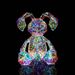 Creative Folded-Eared Rabbit 35cm Iridescent Glowing Indoor Decorative Ornament_voghion.com