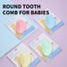 Νέα προϊόντα με υλικό ασφαλείας για μωρά, στρογγυλά δόντια, χτένα περιποίησης μαλλιών_voghion.com