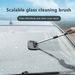 2pcs Defogging Car Windshield Cleaning Brush, 2 Plastic Handles_voghion.com