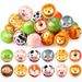 Squishies in schiuma con espressione sorridente, palla antistress in PU, giocattolo educativo in schiuma per bambini, palla di sfiato in spugna_voghion.com