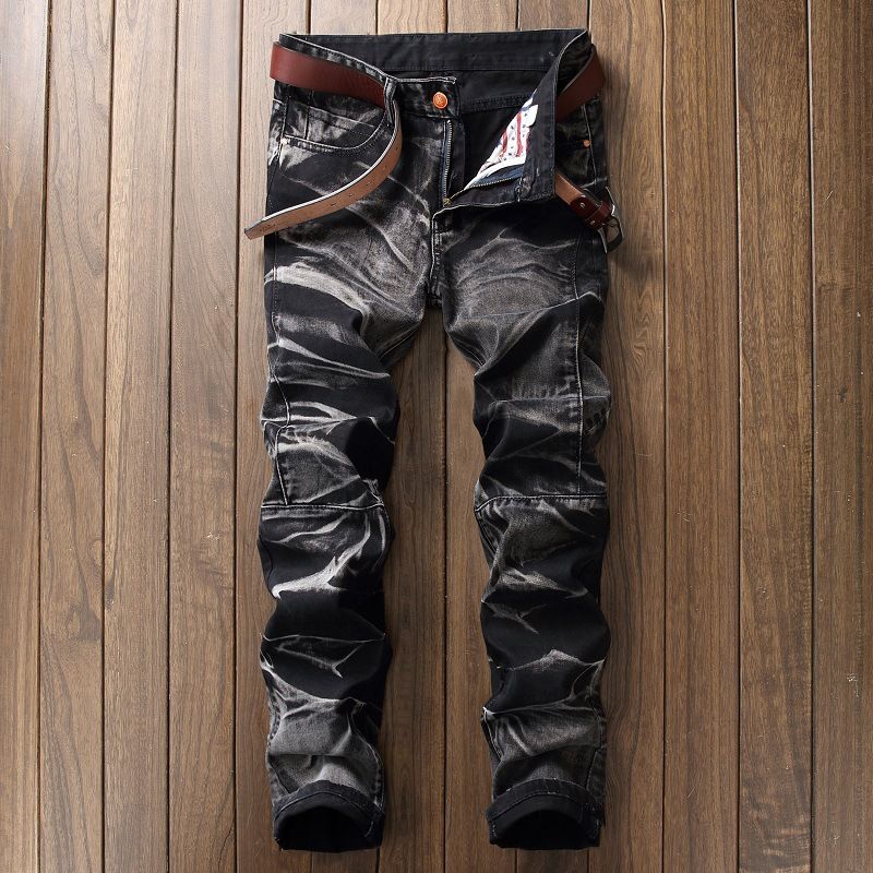 Men's straight retro trendy pants_voghion.com