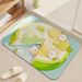 Tappetino antiscivolo per WC con motivo a cartoni animati, assorbente per il bagno, ad asciugatura rapida, per la porta del bagno_voghion.com
