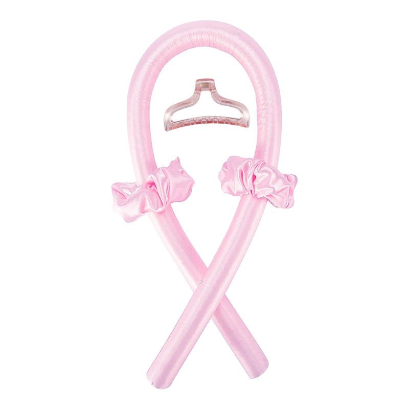 Fer à friser paresseux sans chaleur, éponge en mousse EVA, fer à friser à grosses vagues, anneau pour cheveux à gros intestin, ensemble de 4 pièces_voghion.com